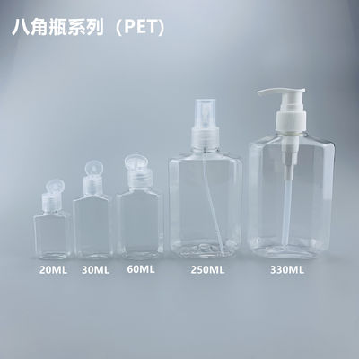 Khử trùng Cồn 60ml Chai đựng chất tẩy rửa bằng nhựa nắp lật