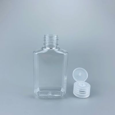 Khử trùng Cồn 60ml Chai đựng chất tẩy rửa bằng nhựa nắp lật